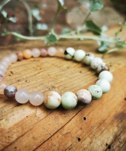 Alternative view of Citrininio chrizoprazo, Lepidolito Turmaline, Rožinio Avantiūrino apyrankė